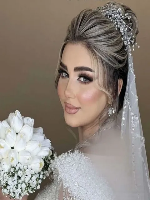 نکات آرایش و شینیون عروس با موهای کوتاه برای ظاهری بینظیر